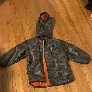 Carter’s camouflage raincoat